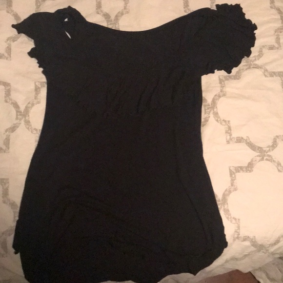Black Maternity Top - Picture 2 of 2